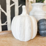 White Terracotta Pumpkin