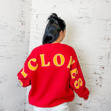 ISU Vintage Arch Sleeve Crewneck