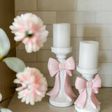 7", 10" Bow Candle Holder