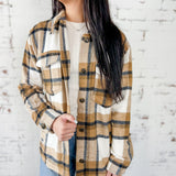 Plaid Shacket Top