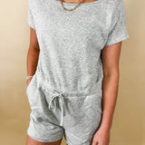 Drawstring Romper