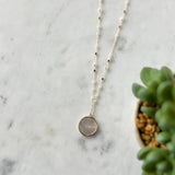 Iridescent Pearl Necklace