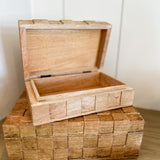 Woven Natural Wood Boxes