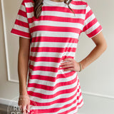 Stripe Shirt Dress
