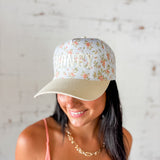Honey Embroidered Trucker Hat