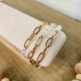 Bead & Chain Bracelet