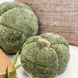 4.5" Pumpkin | Orange, Green, Mustard, Tan