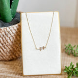 Double Cross Necklace