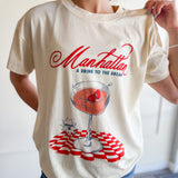 Manhattan Cocktail Graphic Tee