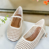Woven Breeze Mary Jane Flats