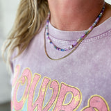 Layered Purple Necklace