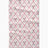 Festive Candy Canes Tea Towel