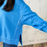 French Terry Enzyme Wash Pullover