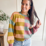 Stripe Colorblock Top