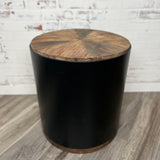 Metal Wood Accent Table