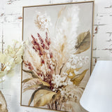 Pampas Elegance Framed Canvas