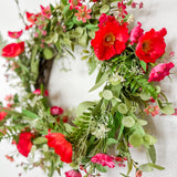 24" Poppy Wreath