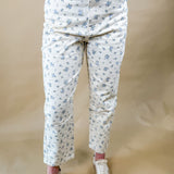 Blue Blossom Straight-Leg Jean