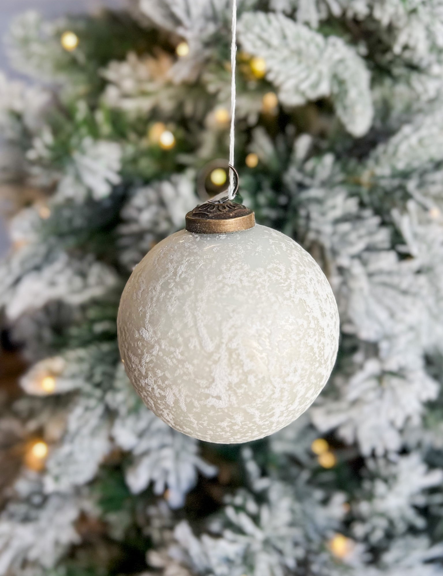 Textured Ball Ornament