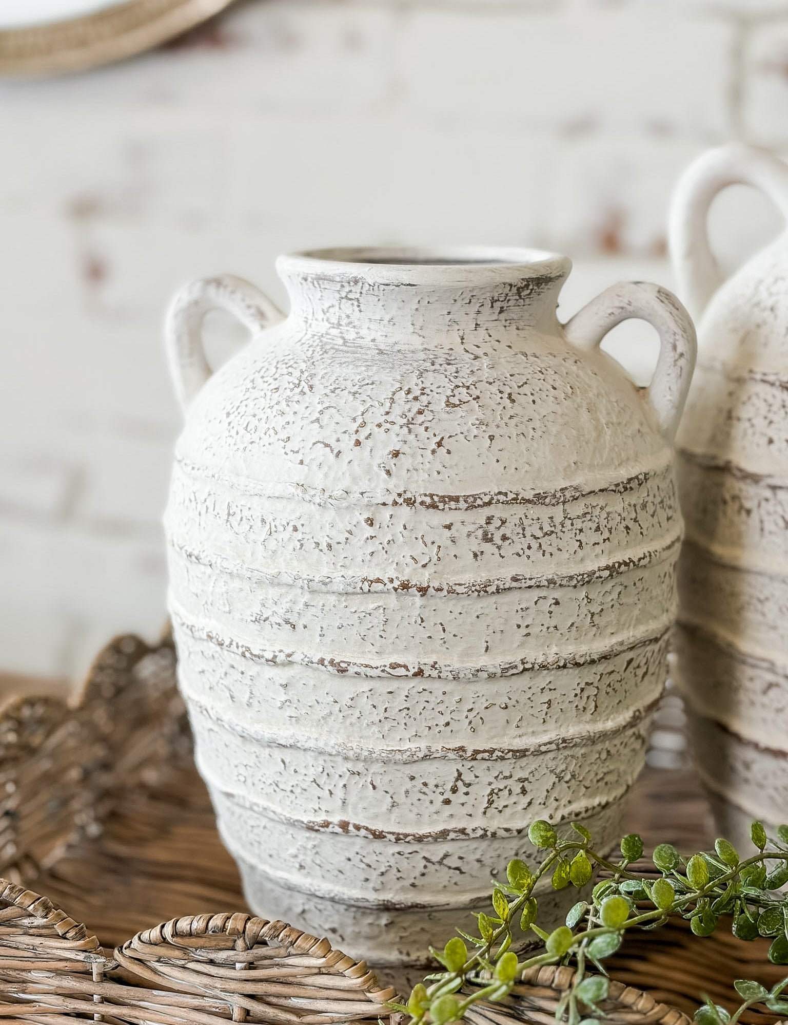 Terracotta Vase | 11", 9"