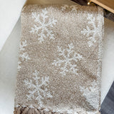 Cotton Snowflake Throw Snowflake | 60x50"