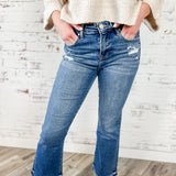 Cropped Bootcut Jeans