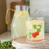 Strawberry Juice Glass