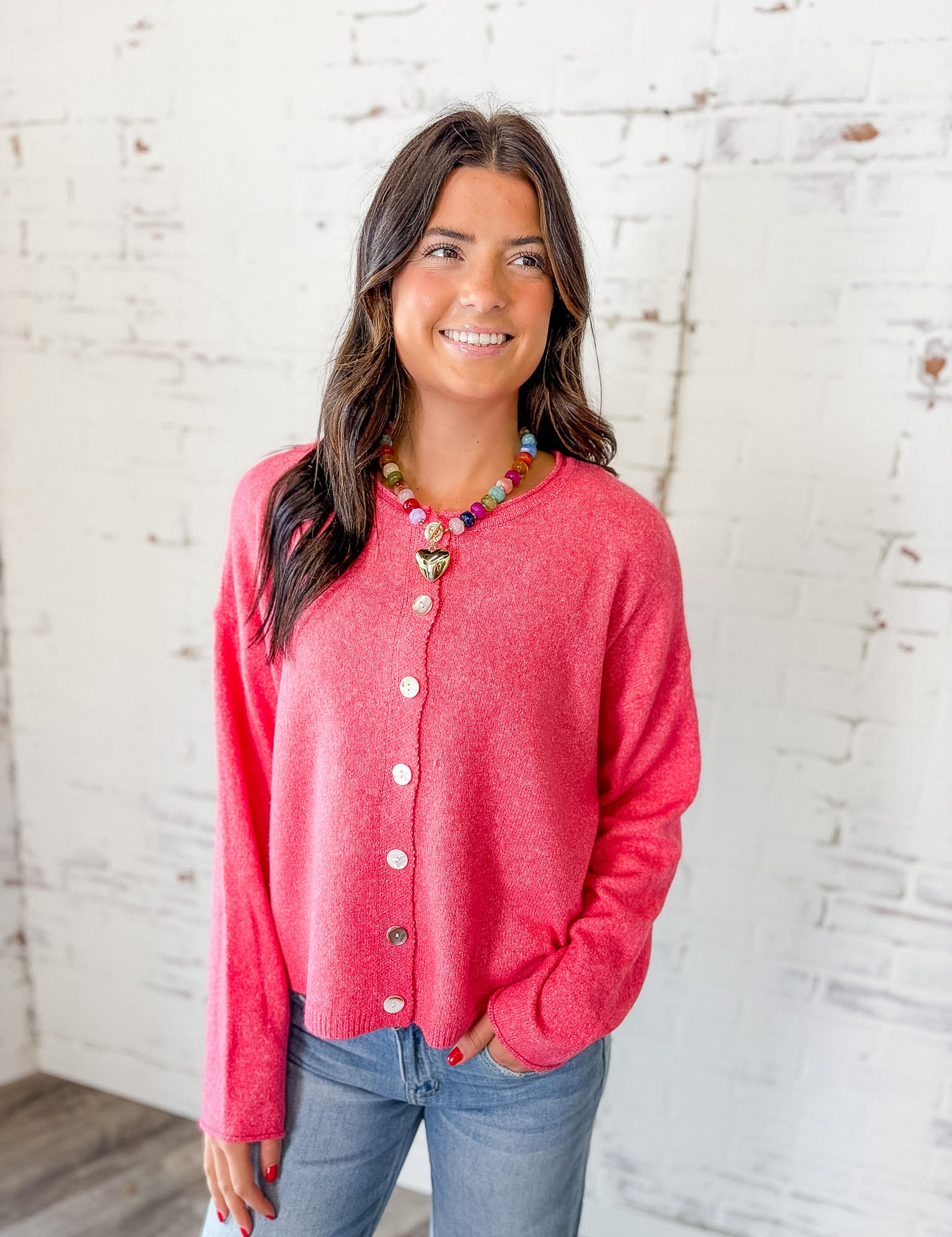Dream Button-Front Cardigan