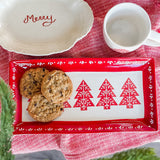 Red Tree Platter | 13 x 6.5"