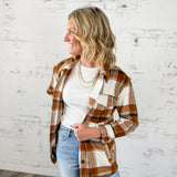 Plaid Shacket Top