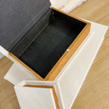 White Linen Book Box