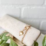 Heart Chain Bracelet