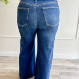 Petite High Rise Wide Leg Jeans