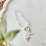Heart Chain Bracelet