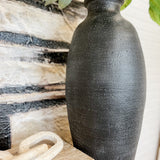 Black Washed Vase