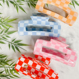 Checkered Hair Clip