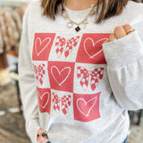 Bow graphic sweatshirt