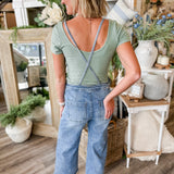 Cropped Straight Overalls