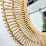 Bamboo Wall Mirror