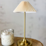 Rechargeable Gold LED Lamp