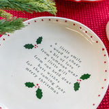 8" Christmas Sharing Plate