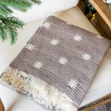 Cotton Snowflake Throw | 60x50"