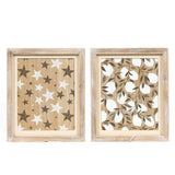 12" Wood Frame Sign (stars/lemons)