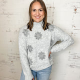 Snowflake Sweater Top