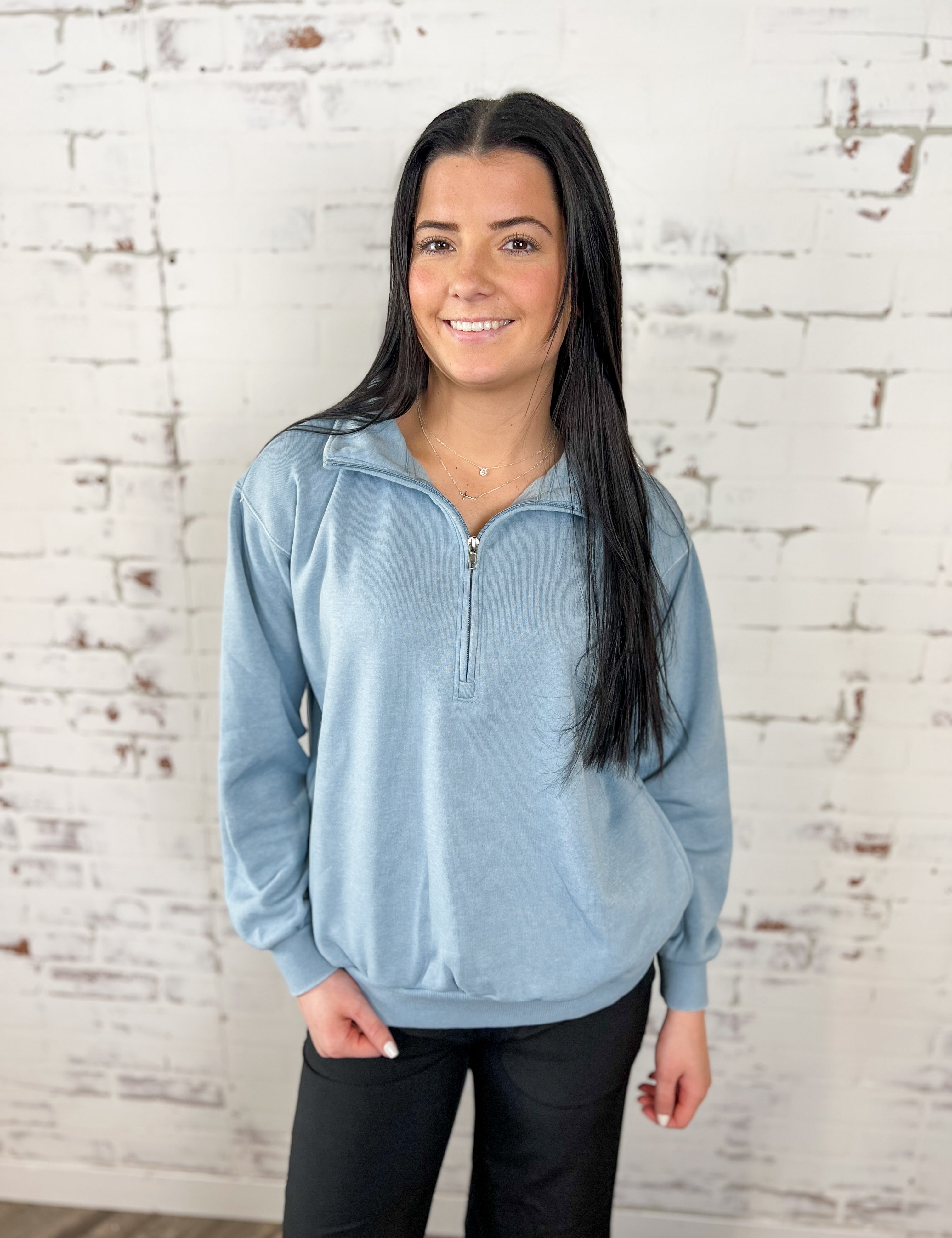 Half Zip Sweatshirt