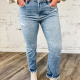 Mid Rise Flare Jeans