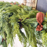 72" Mixed Green Garland