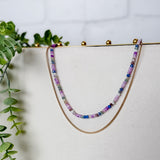 Layered Purple Necklace
