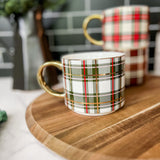 Green Plaid Coffee Mug