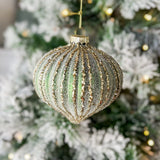 Green Glitter Ornament